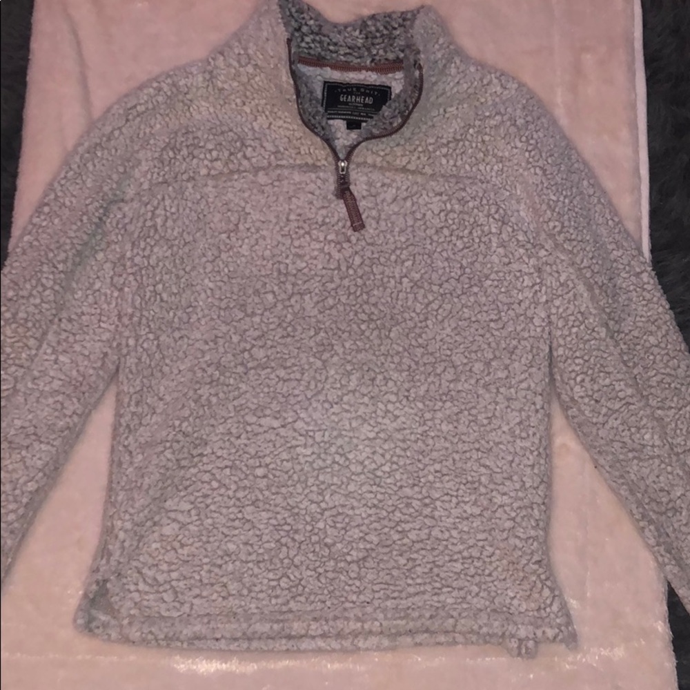 White/grey true grit sweatshirt